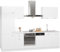 vidaXL Juego de Muebles de Cocina 7 Piezas Madera de ingeniería Blanco