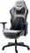 AutoFull C3 Gaming Stuhl, Ergonomisch Gaming-Stuhl mit Lordosenstütze, Höhenverstellbar & Neigungsfunktion, Gaming Stühle mit Fußstütze, 150 kg Belastbarkeit, Rennsitzdesign PU Leder (Grau)