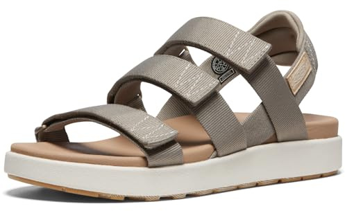 KEEN Damen Elle Riemchensandalen, Brindle Birch, 38 EU