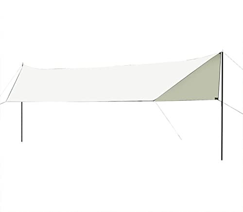 Event Shelter Gazebo Baldachin Zeltplane Leichter Pavillon für Picknick, Terrasse, Camping, Gartenparty (metallisch, 1,9 cm, 14,76 x 6 m (geeignet für 10–16 Personen))