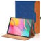 Coque pour Samsung Galaxy Tab A 10,1'' T510/T515 2019 PU Cuir Cover Tablette Housse de Protection, Multi-Angle Étui avec Poche pour Samsung Galaxy Tab A 10,1 2019 - Bleu