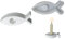 Silikonformen Gießformen, Fisch Silikonform Kerzenhalter Gießform Kerzenhalter DIY Fisch Kerzen halter Epoxidharz Formen Silikonform Fische Weihnachten für DIY Weihnachten