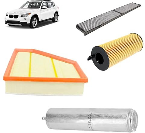 Kit tagliando 4 filtri per BMW X1 E84 16d 18d 20d 23d 25d 2009+