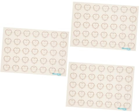 Alipis 3 Pz Per Barbecue in Silicone Pasta Per Biscotti Da Forno Per Forno in Silicone Stuoia Macaron Bianca Stampo Da Torta