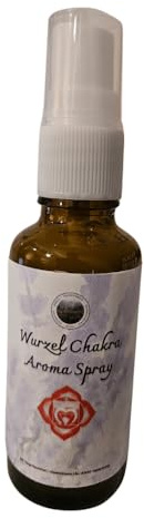 Das Kraftzentrum Chakra Spray (Wurzel Chakra • Muladhara) | Erdendes Aura & Raum Spray | Naturreine Duftmischung für Achtsamkeit, Erdung & Meditation