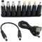VISSQH Cable USB vers DC 5v,Câble USB vers DC d'alimentation,8-en-1 DC Adaptateur Alimentation 5.5 x 2.1mm DC Barrel Jack pour Ordinateur Portable, Routeur etc