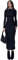 Hanaoops Women's Maxi Dress Sexy Lounge Long Dresses Bodycon Long Sleeve Dresses Elegant Wrap Hip Dress Y2k Slim Fit Ruched Clubwear Pencil Long Dress for Ladies Nightclub Party Black
