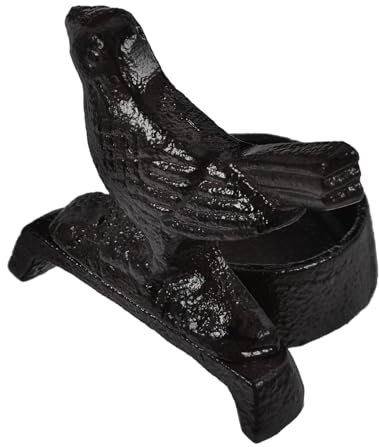 Cabilock Candelabro De Hierro Fundido De Pilar Soporte para Velas Decoración De Mesa