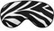 Cmagnifico Augenmaske aus glattem Stoff, schwarze Zebra-Schlafmaske, Schlafmaske mit verstellbarem Kopfband für Männer, Frauen