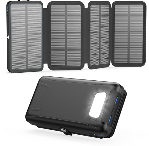 A ADDTOP Solar Powerbank 20000mAh – Solar Ladegerät mit 22.5W Schnelllade