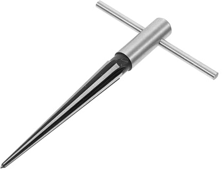 Kisangel T-griff Kegelreibahle für Gitarren Pickup Bohrungen Metall 3-13mm Tragbar Rostfrei für Gitarrenbauer