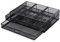 Computer Desk Storage Monitor Stand Metal Mesh Computer Monitor Stand Office Supplies for Desktop Laptop Metal Mesh Desk Organisers Monitor Stand Laptop Notebook Monitor Printer