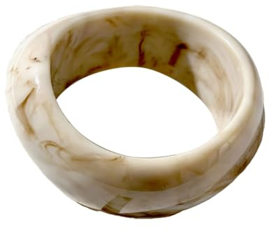 Modischer, robuster Harz-Armreif, Schmuck, weiche Mischfarbe für den täglichen Gebrauch, trendiges Damen-Accessoire, bequem, Ombré-braunes Harz