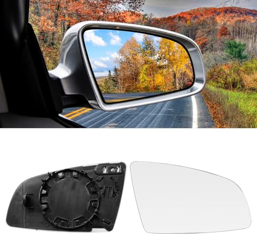 TTCR-II Compatibile con Vetro Specchio Audi A3 S3 A4 S4 RS4 A6 S6 2004-2008 | 1PC A3 Sportback 8PA/Hatchback 8P1, A4 B6 B7 Avant/Cabriolet, A6 C6 Avant 4F5 Specchietto Retrovisore Riscaldato-Destro