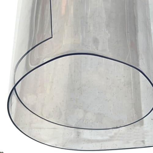 Feuille de PVC transparente en tissu européen | Bâche anti-poussière imperméable et résistante | Bâche en plastique épais pour meubles et housses de canapé | Feuilles de toiture en plastique pour