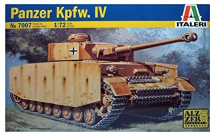 Italeri 510007007 1:72 Tank KPFW IV