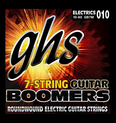 ghs GB7M - Juego de cuerdas para guitarra eléctrica, 10-60