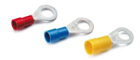 Cimco 180028 - Vorisolierter runder Terminal, 0,5-1 mm², 6 mm, 1 mm