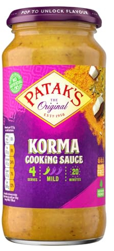 Pataks Korma Mild Cooking Sauce, 450g