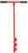 Valex 1486295 Trivella Manuale, Rosso, 10 cm