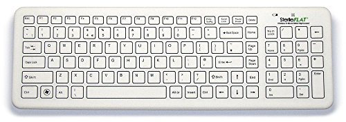 Antibacterial SterileFlat Wireless Medical Keyboard