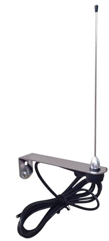 Antenna esterna per automazione cancelli universale 433 Mhz supporto INOX