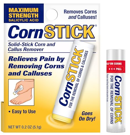 CornStick Maximum Strength Salicylic Acid Solid-Stick Corn and Callus Remover 0.2 Oz