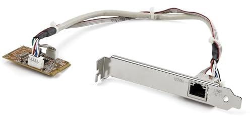 StarTech.com Mini PCI Express Gigabit Ethernet Netzwerkkarte - mini PCIe NIC Lan Adapter Karte