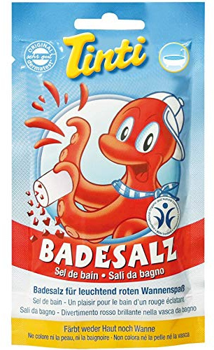 TINTI Badesalz rot: TINTI Badesalz mit natürlichem Vitamin E, Beerenduft