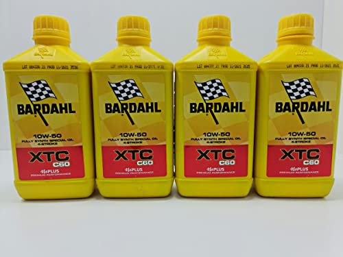 KIT TAGLIANDO PER DUCATI HYPERMOTARD 796/800 2009 - 2012 CON 4 LITRI DI OLIO BARDAHL XTC C60 10W50, 1 FILTRO OLIO HIFLO HF153, 2 CANDELE NGK DCPR8E
