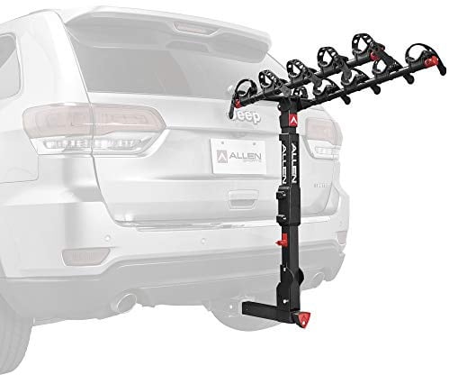 Allen Sports Fahrradträger für Anhängerkupplung, für 5 Fahrräder, für 5,1 cm Anhängerkupplung.