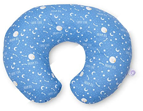 Boppy Stillkissen für Säuglinge 0+ Monate, Ergonomische Form mit Miracle Middle Insert - Stillkissen und Babynest fürs Stillen, Sitzkissen Baby, 04079902830000