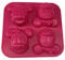 TGSEA Lot de 4 moules à gâteau en silicone pour la cuisine - Motif Minnie et Mickey