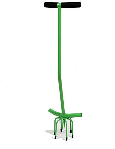 Floraworld 018941 Elan 8 - Cultivador de Suelo Herramientas Jardineria Herramientas para Huerto (102 cm), Color Verde