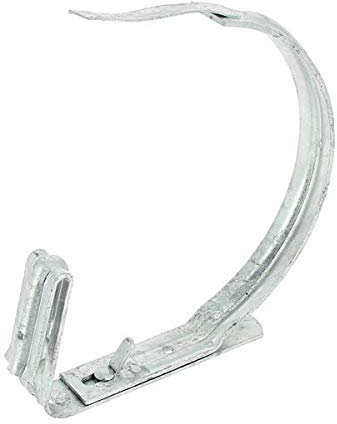 Crochet NEGRAFIX pour gouttière zinc 1/2 ronde de 33 pour fibro
