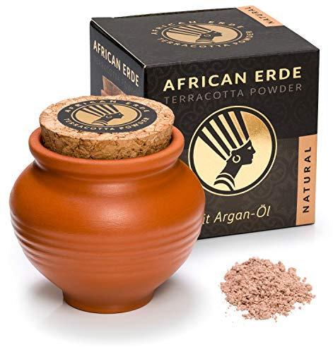 African Erde Terracotta Puder NATURAL - NEU mit Arganöl