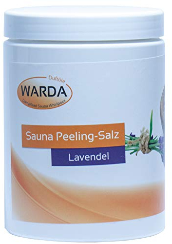 Peelingsalz, Saunasalz 1 Kilo, Lavendel, dazu Rekosan ® Kristallsalz für die Salzmühle 100g