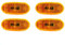 4x LED Seitenmarkierungsleuchten Markierungsleuchten Positionleuchte Orange 12V Standlicht für Sprinter