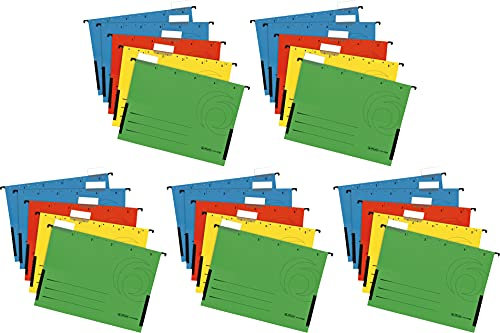Herlitz 5874755 Hängetasche farbig sortiert 5er Packung (Farbig sortiert, 5x 5er Pack (Tasche))