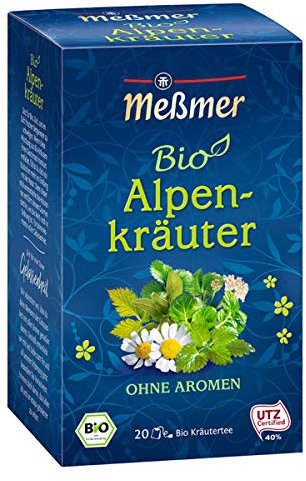 Meßmer Bio Alpenkräuter Tee frisch aromatischer Kräutertee