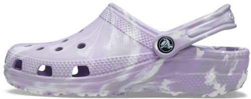 Crocs Unisex Clogs, Lavender Multi, 8 UK Men / 9 UK Women