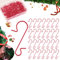 Kugelaufhänger rot,120 Stück,Weihnachtskugeln Haken,klein Haken weihnachtskugeln,Kugelaufhänger S-Haken,Weihnachtsbaum Haken,Haken für Weihnachtsbaumschmuck,kugelaufhänger für christbaumkugeln