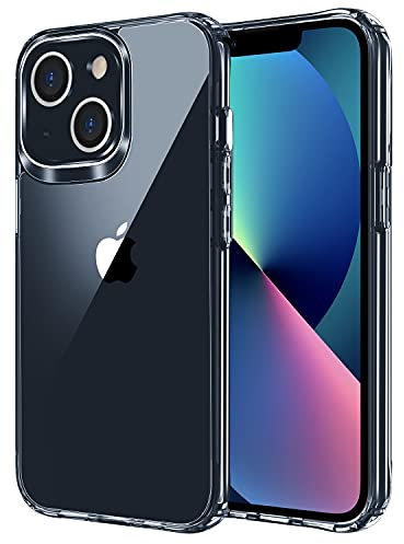 iCatchy Case Compatible with iPhone 13 Mini Case, 5.4-Inch Silicone Hybrid Clear Gel Cover