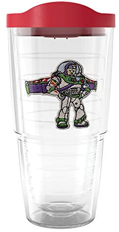 Tervis Made in USA Double Walled Disney Pixar - Toy Story Buzz Lightyear Insulated Tumbler Cup Keeps Drinks Cold & Hot, 24oz, Classic