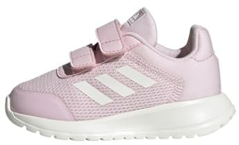 adidas Tensaur Run Shoes, Scarpe da Corsa Unisex-Bimbi 0-24, Clear Pink/Core White/Clear Pink, 23 EU