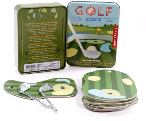 Kikkerland GG215 Golf Set Gaming-Neuheiten, bunt