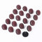 GINOYA Teflon Furniture Sliders, 20pcs 25mm Furniture Glides with Nail for Easy Moving on Carpet Hardwood Tile (Coffee)