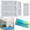 Koonafy 2pcs Aufbewahrungsbox Silikonform Epoxidharz mit Deckel Schachtel Harzform Schmuckschatulle Silikonformen für DIY Fertigkeit Herstellung Box Harz Kit