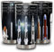 DOINB TIAN Isolierter Trinkbecher aus Edelstahl, Spacex-Flasche, Falke, Tee, 9, mit Deckel, Rakete, Vakuumbecher, Kaffee, Reisebecher, 590 ml, Geschenke für Freunde, Kollegen, Vatertag, Muttertag,