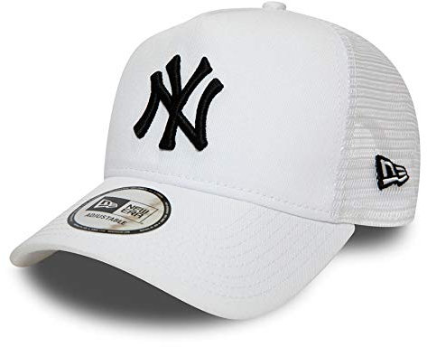 New Era Trucker Mesh Cap im Bundle mit UD Bandana New York Yankees #SO20, New York Yankees White, Einheitsgröße